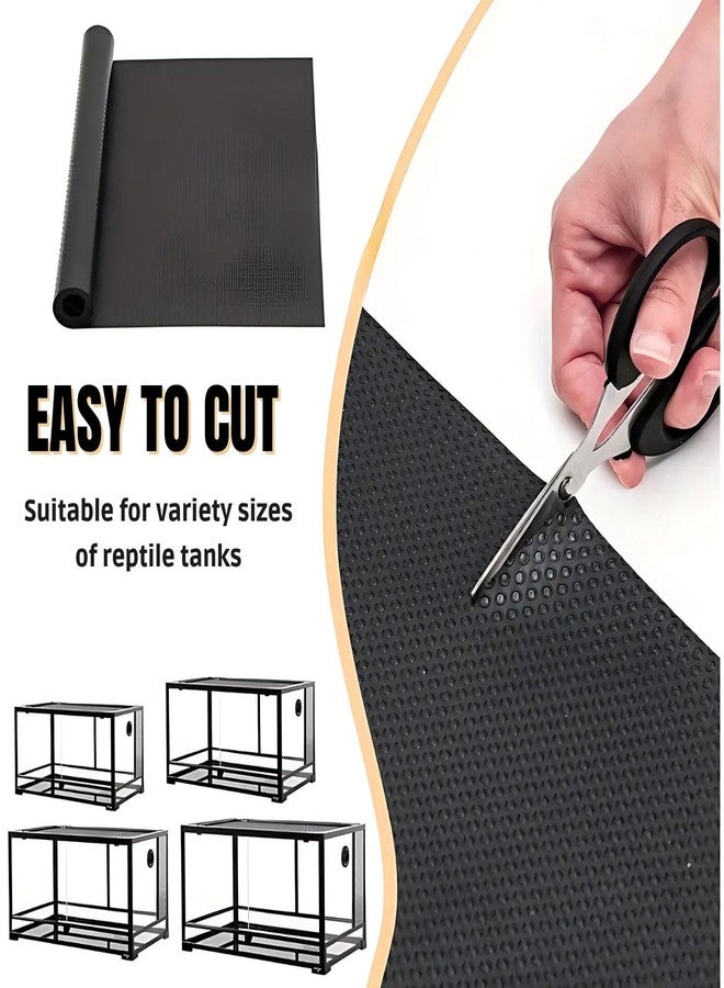 VAYINATO® (New) Aquarium Under Tank Rubber Mat | Shockproof, Water-Resistant, Self-Leveling Foam Pad | Non-Slip Heavy Duty Support for Fish Tank | Black Cushion Mat | Easy to Cut (60 * 40 cm) - Image 4