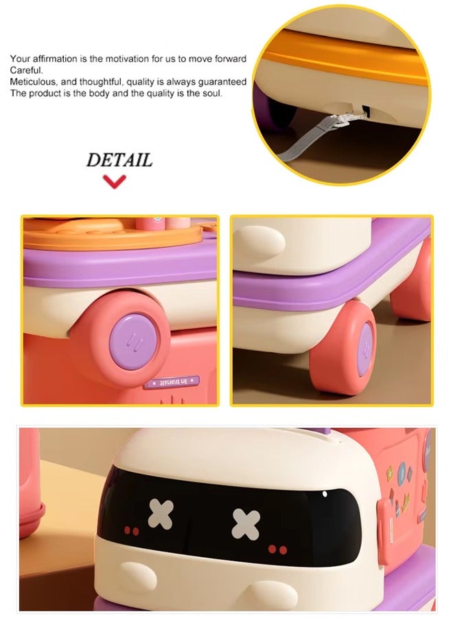 Kids Play Makeup Set for Kids 3 4 5 6 Years Old ,Toddler Girl Toys Kids Makeup Toys Role Play Kids Toy Toddler Car Toys with Storage,Pretend Makeup Kit for Girls, , Perfect for Pretend Play and Role Play for Ages 3+ Children's - Image 4