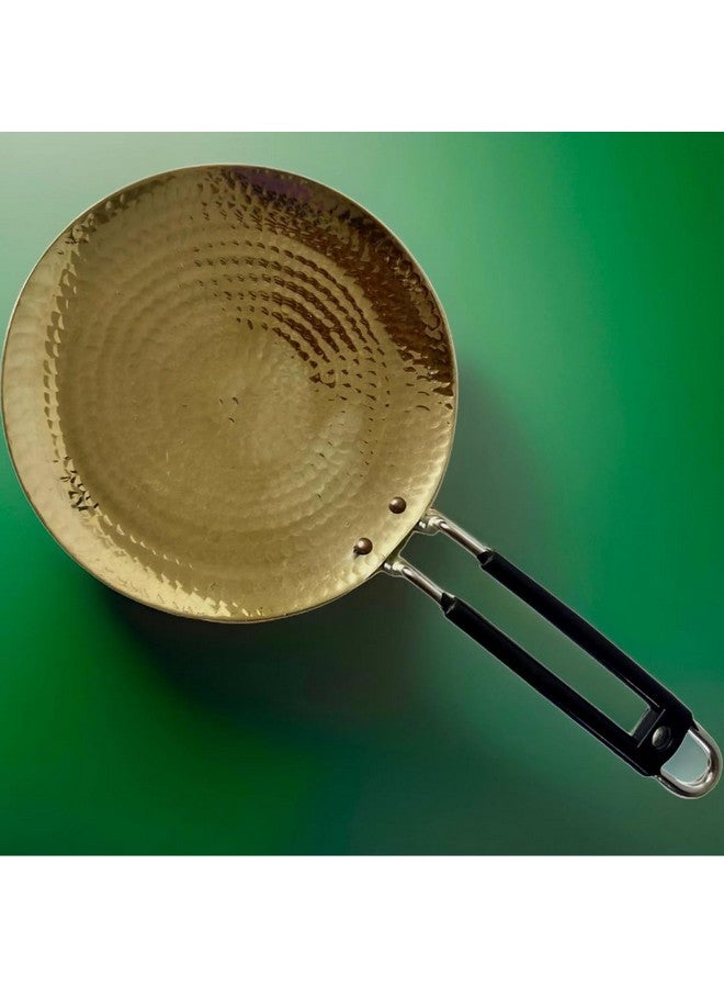 NUTRION Pure Brass Roti Tawa - Traditional Indian Cooking Pan with Health-Boosting Properties (24 cm) (Brass Roti Tawa) - Image 5