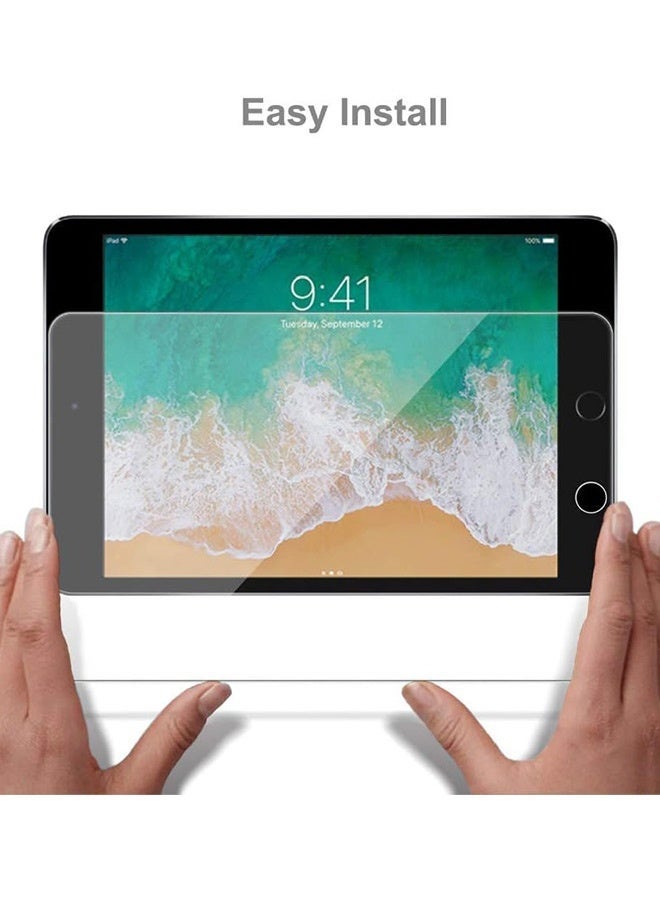 بشكل مختصر [عبوة من قطعتين] واقي شاشة لأجهزة Apple iPad Pro (10.5 بوصة 2017) / iPad Air 3 (10.5 بوصة 2019)، واقي شاشة بزوايا مستديرة 2.5D متوافق مع الجرابات - Image 5