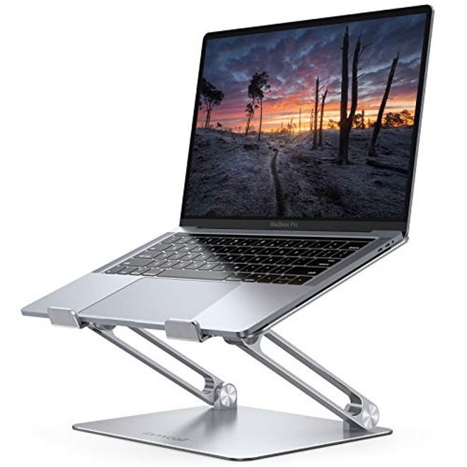 Lamicall Aluminum Laptop Stand - Adjustable Ergonomic Riser for 10-17.3" Notebooks (MacBook, Dell, HP, Lenovo)