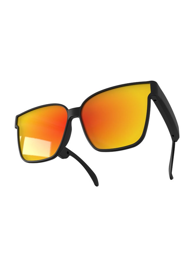 Generic Tk Explosions A3 Bluetooth Glasses UV Protection UV400 Listening To Music Call Sun-Color:Square Black Frame Gray Lenses  - Image 4