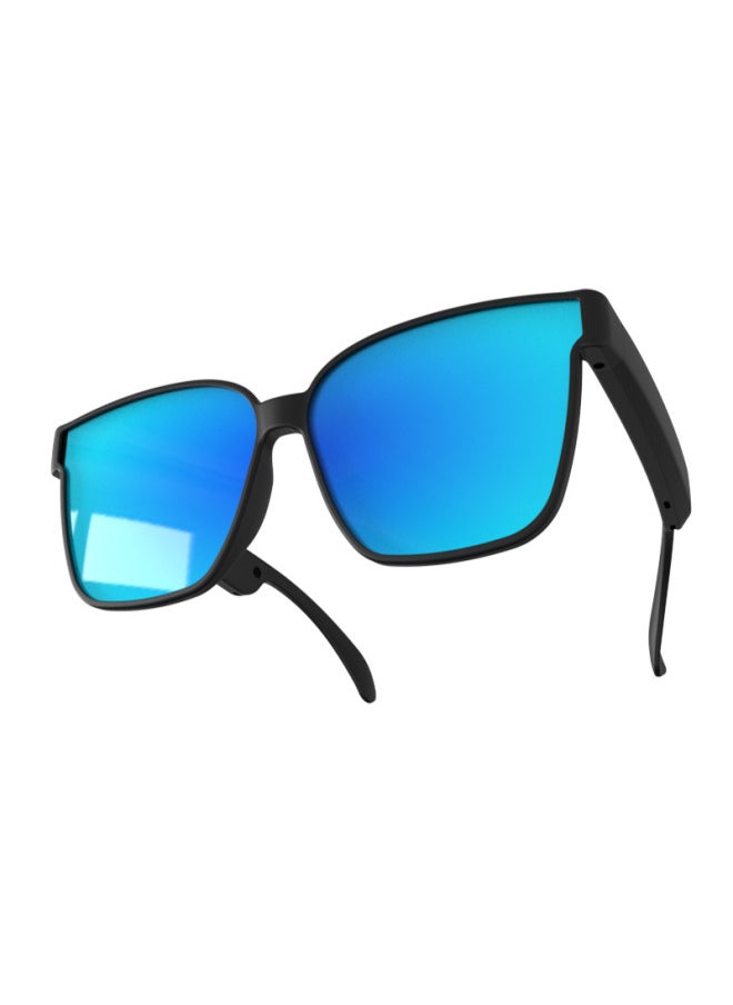 Generic Tk Explosions A3 Bluetooth Glasses UV Protection UV400 Listening To Music Call Sun-Color:Square Black Frame Gray Lenses  - Image 2