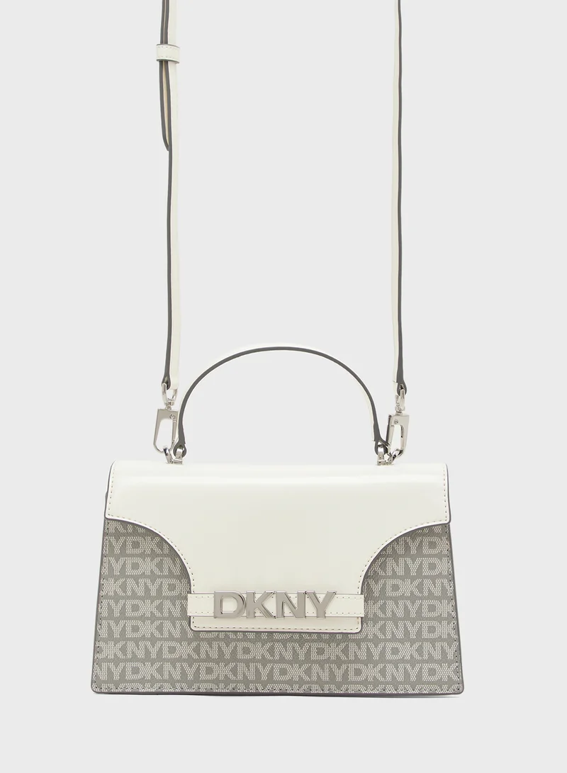 دكني Logo Avril Flap Satchel Bag