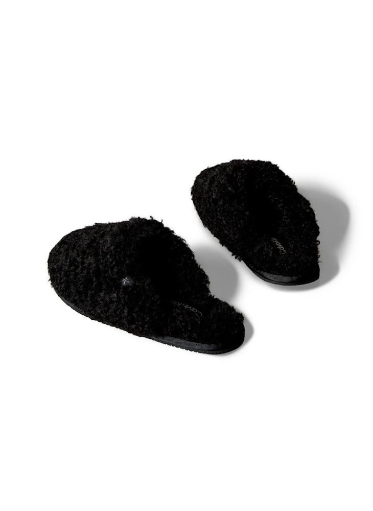 Calvin Klein Jeans Faux Shearling Sherpa Slippers - Image 4