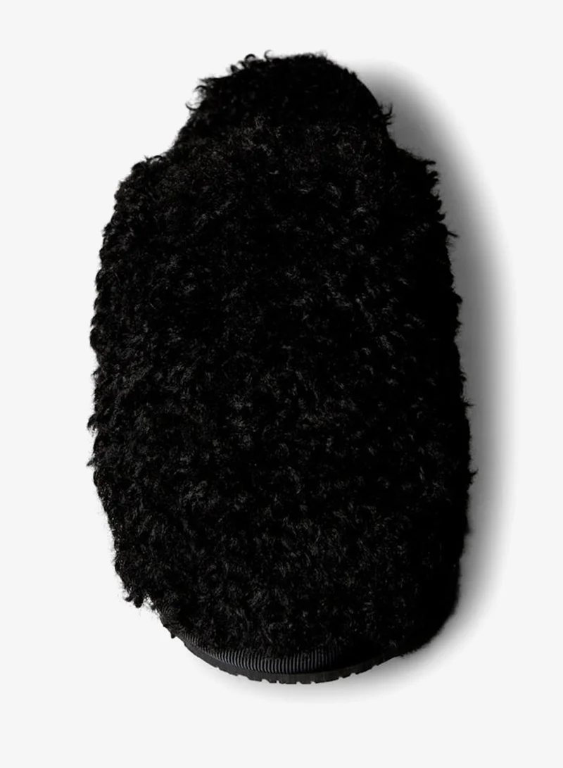 Calvin Klein Jeans  Faux Shearling Sherpa Slippers for Women | Best Price UAE