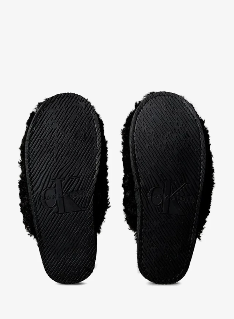 Calvin Klein Jeans  Faux Shearling Sherpa Slippers for Women | Best Price UAE