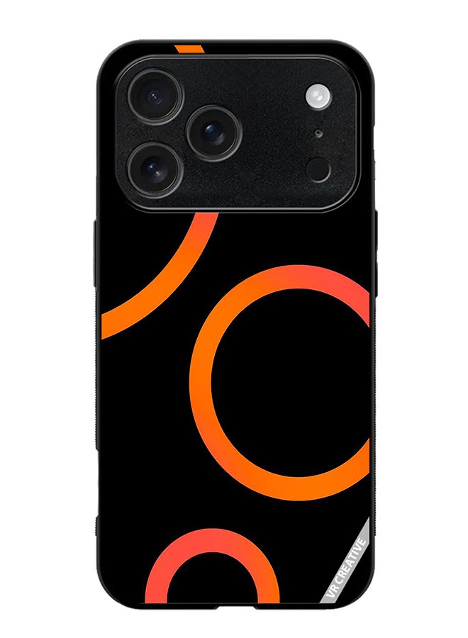 VR CREATIVE Protective Case Cover For Apple iPhone 17 Pro Max Circle Design Multicolour