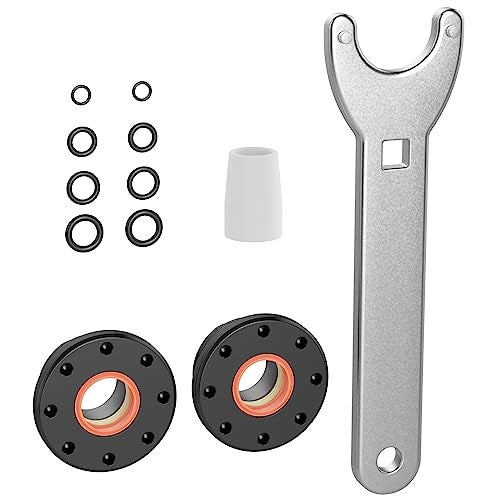 ELONN HC5345 Seal Kit - Front Mount Hydraulic Steering Cylinder Seal Kit with Pin Wrench HS5157 Fit for HC5340, HC5341, HC5342, HC5343, HC5344, HC5345, HC5346, HC5347, HC5348, HC5358, HC5365 and more - Image 4