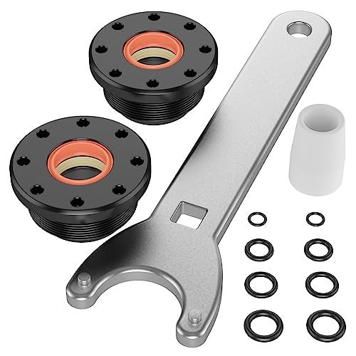 ELONN HC5345 Seal Kit - Front Mount Hydraulic Steering Cylinder Seal Kit with Pin Wrench HS5157 Fit for HC5340, HC5341, HC5342, HC5343, HC5344, HC5345, HC5346, HC5347, HC5348, HC5358, HC5365 and more - Image 1