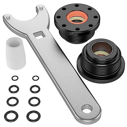 ELONN HC5345 Seal Kit - Front Mount Hydraulic Steering Cylinder Seal Kit with Pin Wrench HS5157 Fit for HC5340, HC5341, HC5342, HC5343, HC5344, HC5345, HC5346, HC5347, HC5348, HC5358, HC5365 and more - Image 5