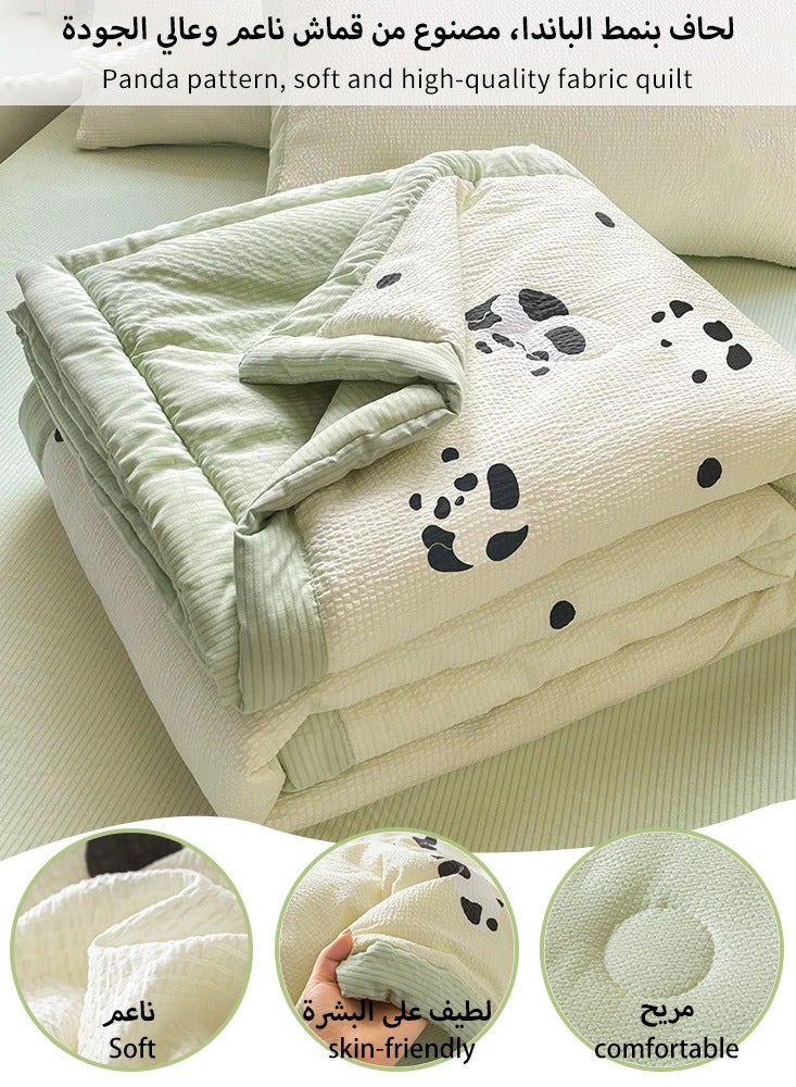 Namalu Machine Washable Quilt, Double-sided Use, Washed Cotton Material Bed Quilt Soft and Breathable Lightweight Blanket for All Season - Image 1