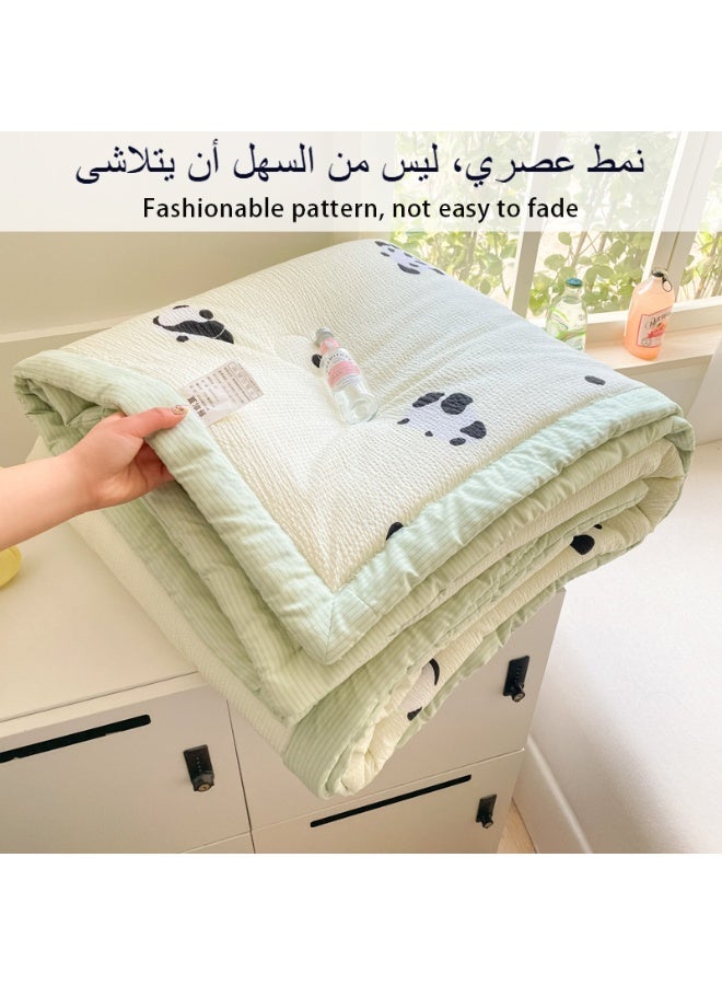 Namalu Machine Washable Quilt, Double-sided Use, Washed Cotton Material Bed Quilt Soft and Breathable Lightweight Blanket for All Season - Image 3