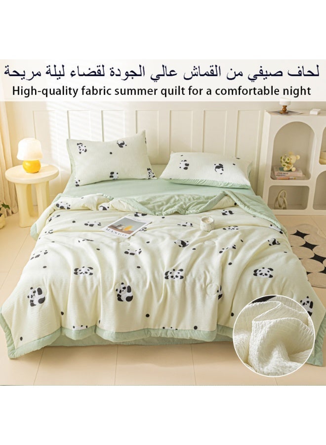 Namalu Machine Washable Quilt, Double-sided Use, Washed Cotton Material Bed Quilt Soft and Breathable Lightweight Blanket for All Season - Image 4