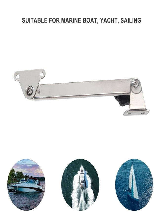 Aramox Stainless Steel Marine Hatch Lid Stay Support Adjuster, Retractable 6in to 11in, Ideal for Boats and Yachts - Image 2