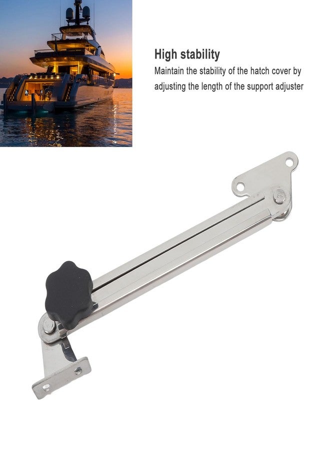Aramox Stainless Steel Marine Hatch Lid Stay Support Adjuster, Retractable 6in to 11in, Ideal for Boats and Yachts - Image 4