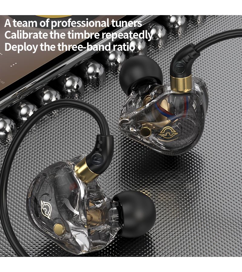 Blue Gaming In Ear Music Headphones 3.5mm Wired - Image 3