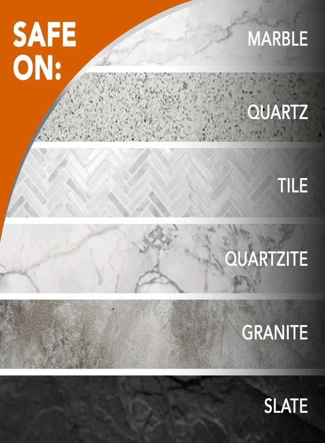 Weiman Complete Countertop Cleaning & Protection Kit - For Granite, Marble, Quartz and Stone - Granite Stone Cleaner & Polisher - 24 Oz, Granite Stone Sealant - 24 Oz - Image 5