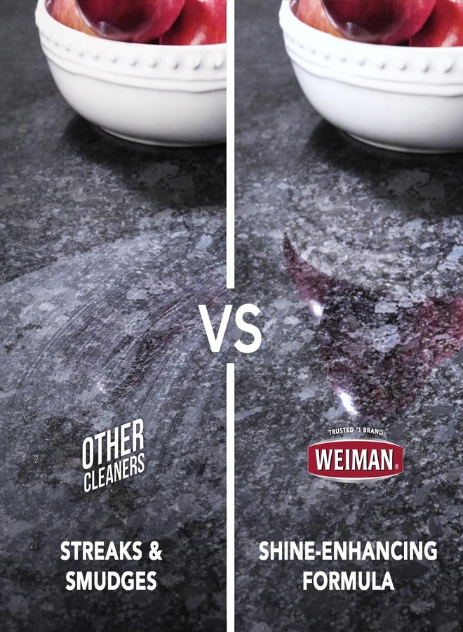 Weiman Complete Countertop Cleaning & Protection Kit - For Granite, Marble, Quartz and Stone - Granite Stone Cleaner & Polisher - 24 Oz, Granite Stone Sealant - 24 Oz - Image 4