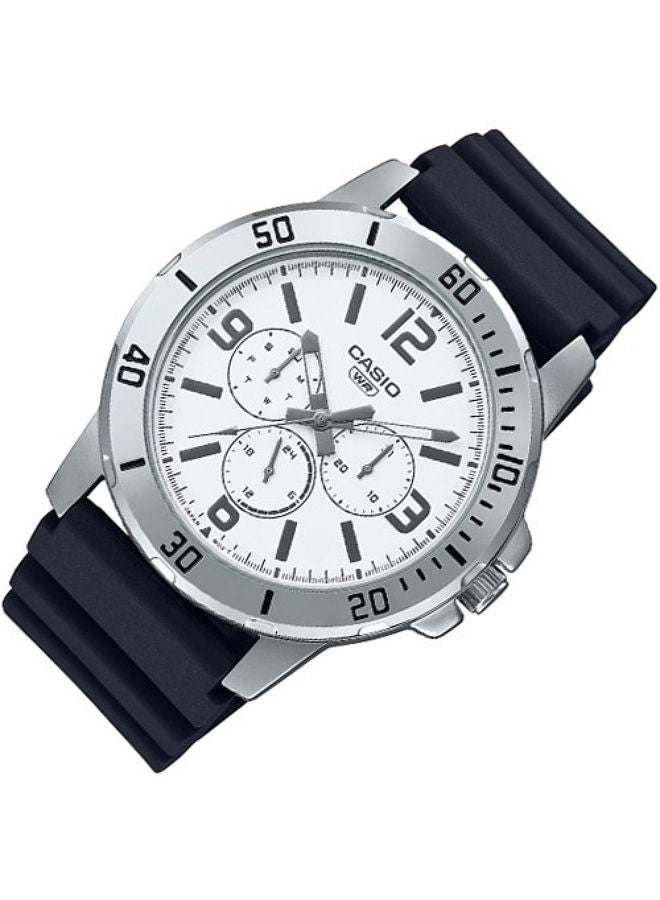 CASIO Resin Chronograph Watch MTP-VD300-7BUDF - Image 2