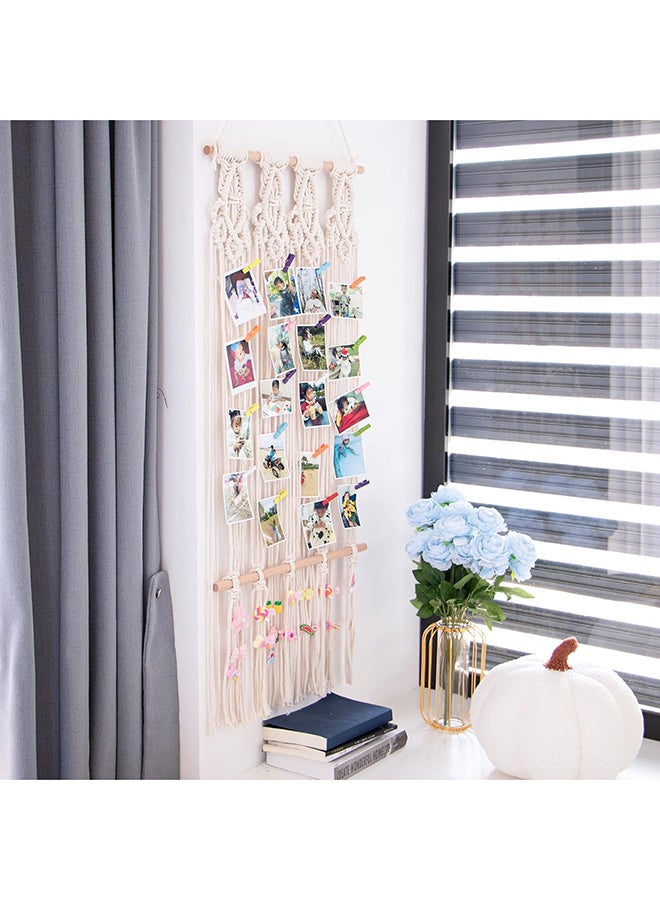 انتيكيانو حامل صور للتعليق على الحائط بتصميم بوهومكرمية  لعرض الصور والملاحظات - Image 3