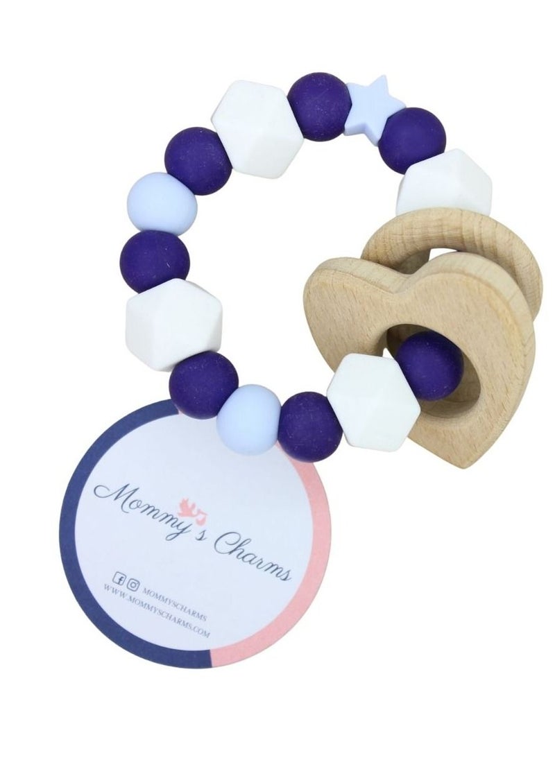 Mommy's Charms - Silicone Ring Rattle - Image 1