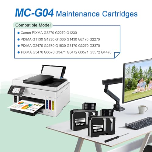 YOUEXPERT MCG04 Ink Maintenance Cartridge with New Chip MC G04 Use with MegaTank G3270 G2270 G1230 Printer 1 Pack - Image 3