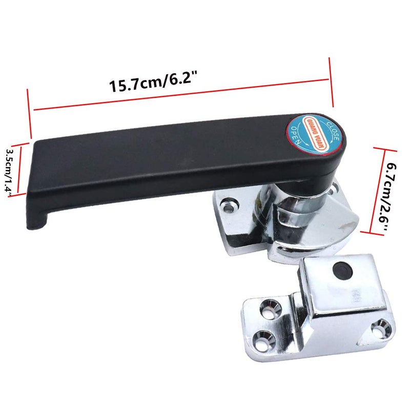 Yohii Industrial Oven Freezer Black Handle Lock Latch Assemble for Airtight Door- (G7.23) - Image 2