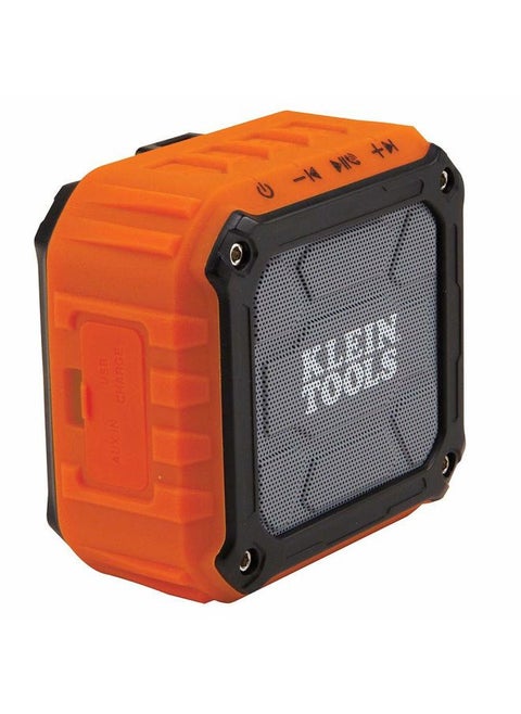 AEPJS1 Bluetooth Speaker, Wireless Portable Jobsite Speaker Plays Audio and Answers Calls Hands Free, IPX5, Worksite Ready