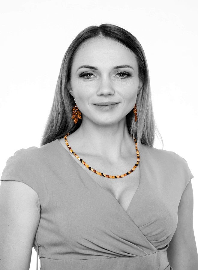 AMBERAGE Natural Baltic Amber Necklace for Adults (55CM 21.65INCH) - Image 5