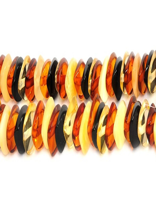AMBERAGE Natural Baltic Amber Necklace for Adults (55CM 21.65INCH) - Image 3