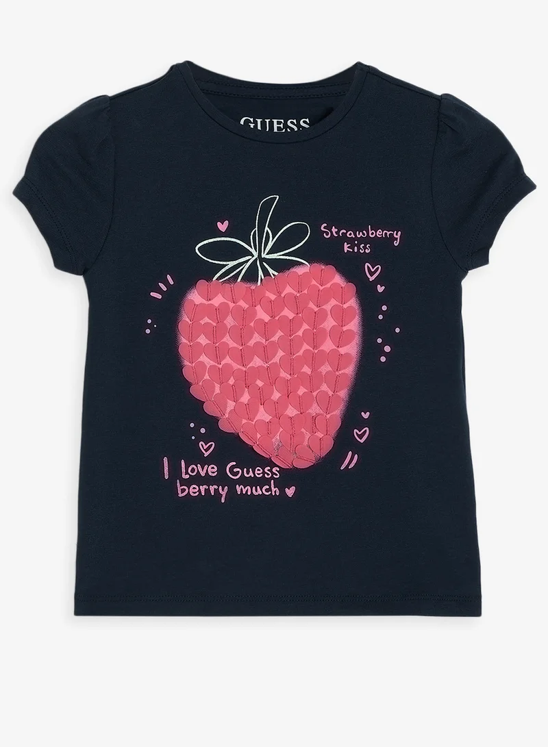 GUESS Infant Graphic Crew Neck T-Shirt