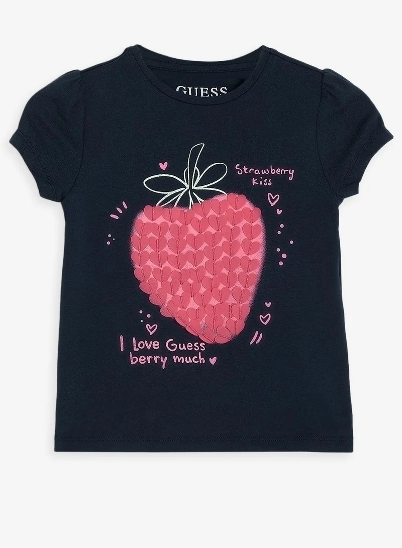 GUESS Infant Graphic Crew Neck T-Shirt
