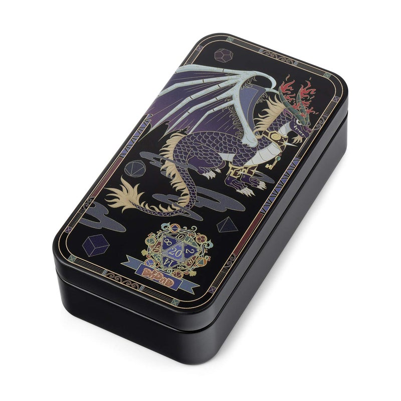 DNDND Metal Case With Foam for Dungeons and Dragons D&D Dice Storage