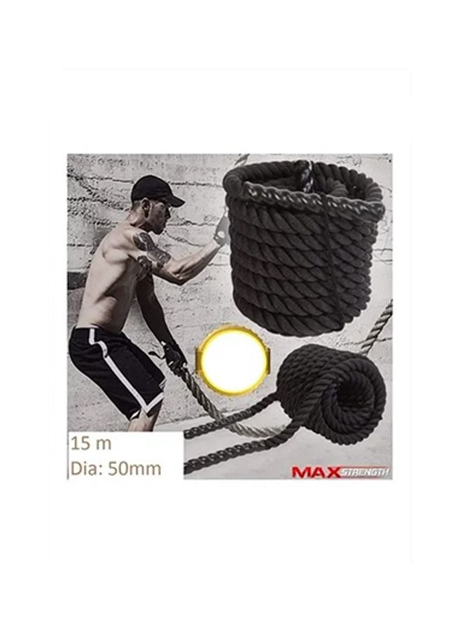 Max Strength Strength Professional Battle Rope 50Mm Strength Training 15 Meter 40Cm - Image 2