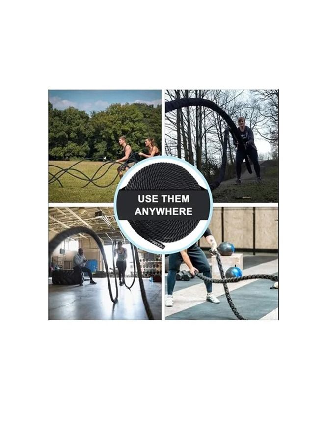 Max Strength Strength Professional Battle Rope 50Mm Strength Training 15 Meter 40Cm - Image 5