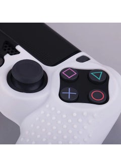 ShebSheb 2 PCS PS4 Anti-Slip Controller Skin,Flexible Silicone Protective Case Skin Cover,Console Controller Cover,Case Compatible with PS4  - Image 5