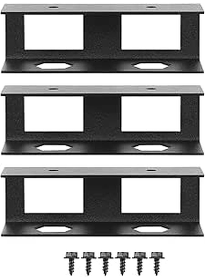 Black Under Desk Laptop Rack and Tablet Storage Holder Space Saving Ergonomic Mount - Image 1