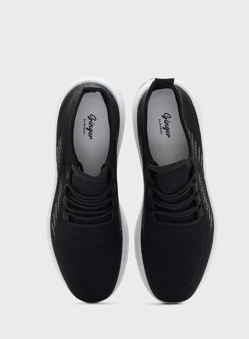 جينجر Fly Knit Breathable Comfort Sneakers