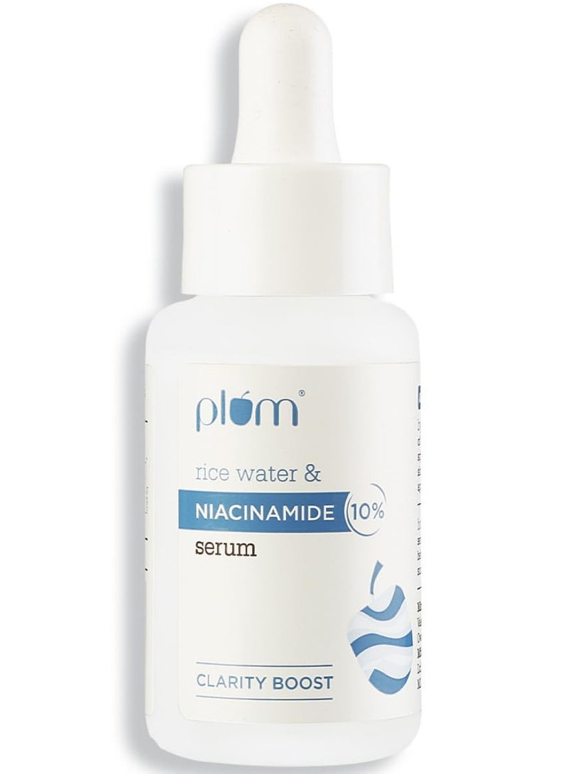 Plum 10% Niacinamide Serum With Rice Water Serum For Face 30 ml - Image 2