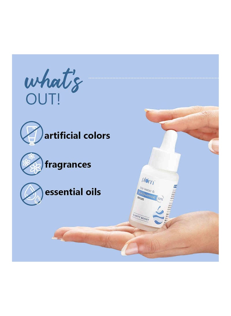Plum 10% Niacinamide Serum With Rice Water Serum For Face 30 ml - Image 5