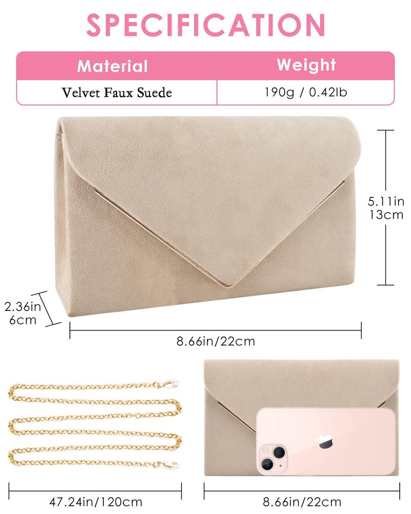 TINDTOP Evening Clutch Purses for Women Handbags for Formal Wedding Party Cocktail Prom Crossbody Shoulder Envelope Bag - Image 4