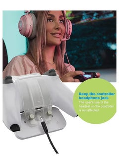 DOBE Controller Keyboard for PS5, Wireless Chatpad, Bluetooth 5.0 Connect, Mini Keyboard/Gaming Keyboard for PS5 Accessories, No Input Delay, Play 30 Hours, White  - Image 3