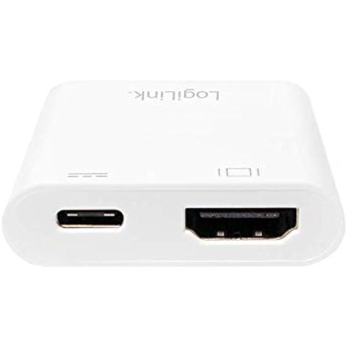 Logilink UA0257 USB-C TO HDMI CHARGING ADAPTER WHITE - Image 2