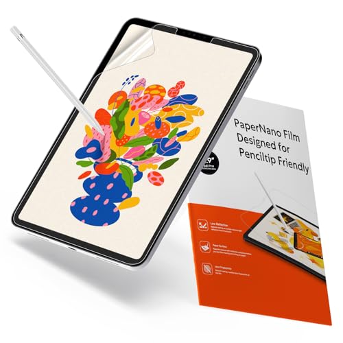KCT 2 Pack Paperfeel Screen Protector Compatible with iPad Pro 12.9 (2022 & 2021 & 2020 & 2018 Models), Matte PET Film for Drawing, Anti Glare with Easy Installation Kit - Image 1