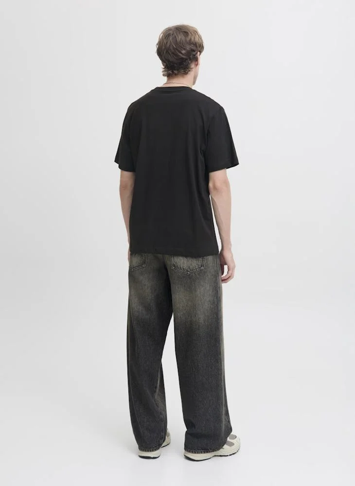 JACK & JONES Logo Regular Fit Crew Neck T-Shirt