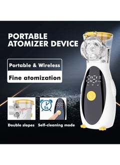 JoyousSto Household Nebulizer Ultra-Quiet Portable Nebulizer Compact Nebulizer with Auto-Cleaning Mode Nebulizer for Adults Kids Travel and Home Use  - Image 2