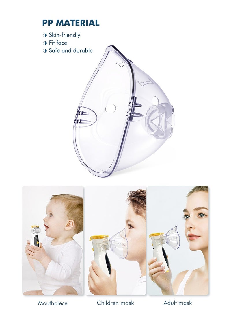 Household Nebulizer Ultra-Quiet Portable Nebulizer Compact Nebulizer with Auto-Cleaning Mode Nebulizer for Adults Kids Travel and Home Use
