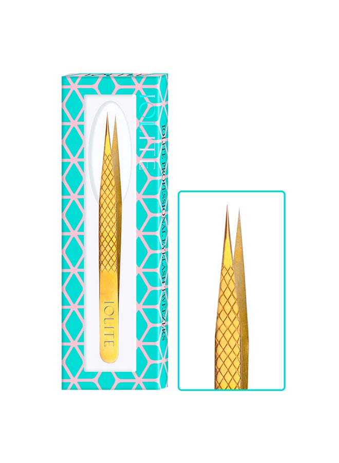 IOLITE Anti Rust Firm Comfortable Eye Lashes Extension Tool Stainless Steel Tweezers - Image 4