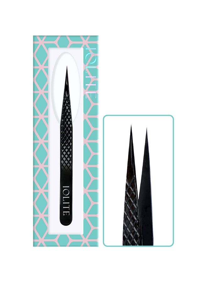 IOLITE Anti Rust Firm Comfortable Eye Lashes Extension Tool Stainless Steel Tweezers - Image 2